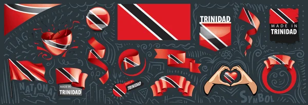 Διάνυσμα της εθνικής σημαίας του Τρινιντάντ και Τομπάγκο — Διανυσματικό Αρχείο