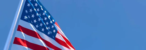 3d renderização da bandeira nacional dos estados unidos da América — Fotografia de Stock