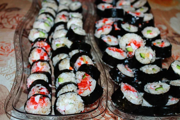 Plato Sushi Bandeja — Foto de Stock