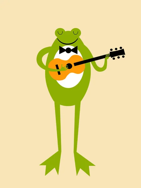 Gitar çalan kurbağa..