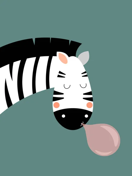 Sakızlı zebra.