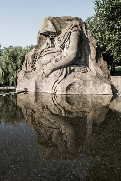 Wolgograd Russland August 2017 Statue Der Trauernden Mutter Auf Dem — Stockfoto