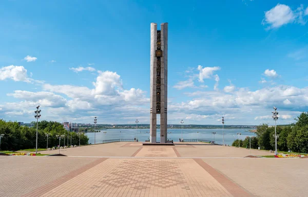 Izhevsk Russia August 2017 Monumen Friendship Peoples Monument Forever Russia — Stock Photo, Image