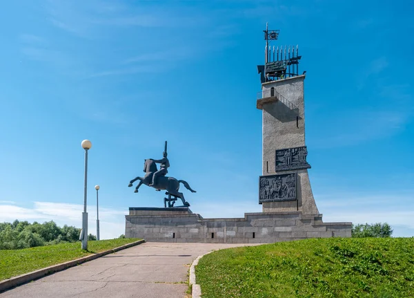 Veliky Novgorod Russie Juin 2019 Monument Victoire Gloire Aux Braves — Photo