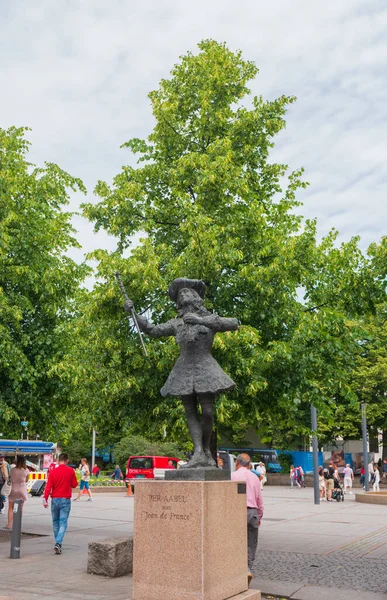 Oslo Norwegen Juni 2019 Statue Des Geehrten Norwegischen Schauspielers Aabel — Stockfoto