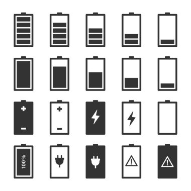 vektör pil simgeleri ayarlandı