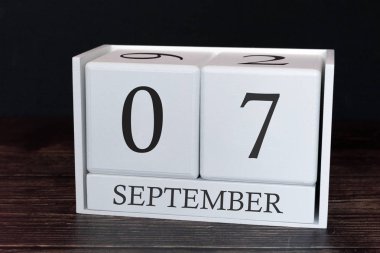 Eylül ayına ait iş takvimi, ayın 12. Planlayıcı düzenleyici tarih veya etkinlik programı kavramı.