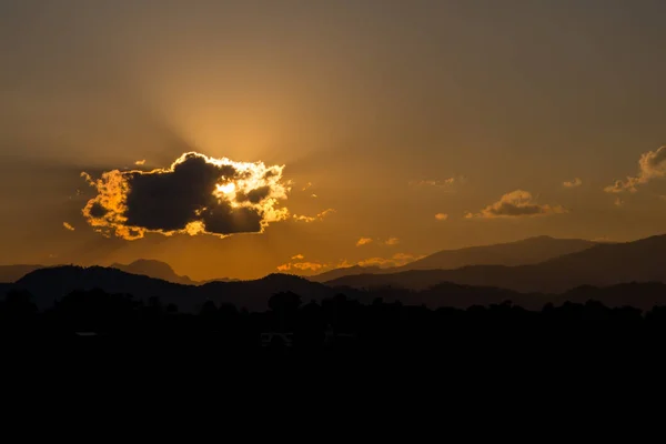 Dämmerhimmel Hintergrund Bunte Sonnenuntergang Himmel Und Cloud Vivid Himmel Der — Stockfoto