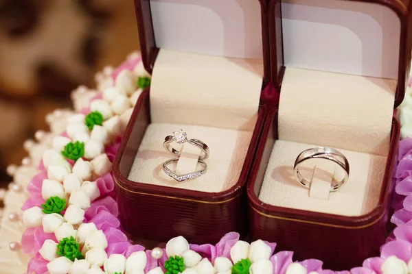 Anillo Diamantes Anillo Bodas Anillo Bodas Precio Novia Símbolos Boda — Foto de Stock