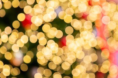 Bulanık bokeh ışık arka plan, Noel ve Yeni Yıl tatili arka plan. Kopya alanı ile renkli güzel bulanık bokeh arka plan. Tatil dokusu. Glitter çok renkli ışık lekeleri.