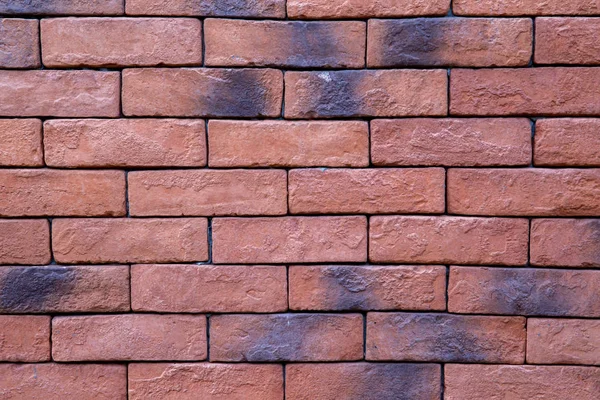 Muster Der Roten Ziegelmauer Für Hintergrund Und Strukturierte Nahtlose Rote — Stockfoto