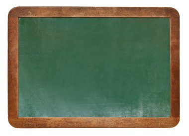 Boş yeşil tebeşir doku beyaz duvara asmak. yeşil tahta ve beyaz arka plandan çift çerçeve. arka plan, duvar kağıdı ve kopyalama alanı için görüntü. metin eklemek için fatura kartı ahşap çerçeve.