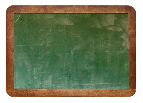 Empty green chalkboard texture hang on the white wall. double frame from greenboard and white background. image for background, wallpaper and copy space. bill board wood frame for add text.