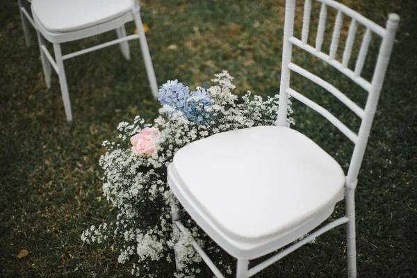 Chair Set Wedding Another Catered Event Dinner Wedding Chair Decoration — Stock Photo, Image