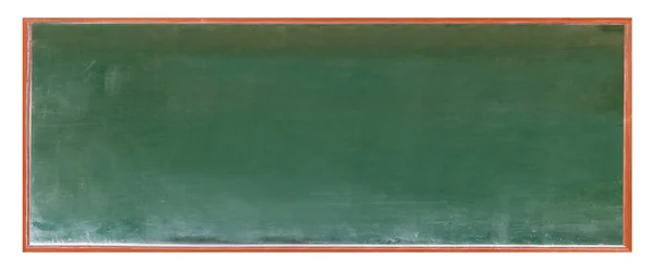 白い壁に空の緑の黒板のテクスチャが掛かっています グリーンボードと白の背景からダブルフレーム 壁紙やコピースペースのための画像 テキストを追加するためのビルボードの木製フレーム — ストック写真