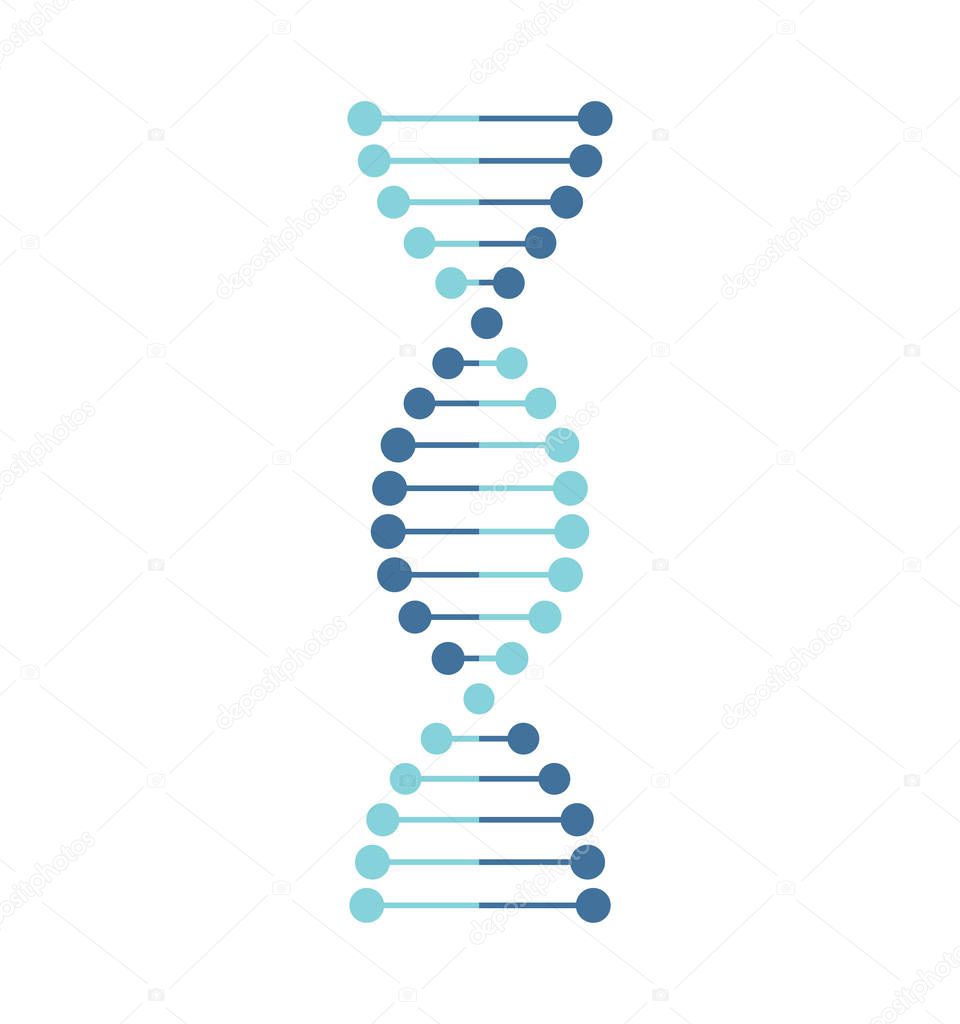Thin line concept. DNA Icons set vector illustration. Polygonal DNA concept. Deoxyribonucleic Acid symbol. DNA vector. Genetic sign, elements Chromosome