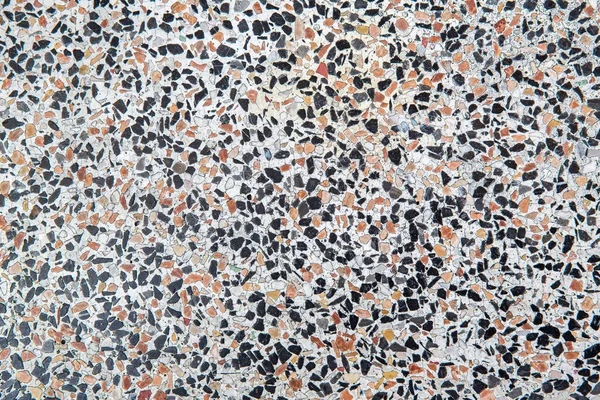 Текстура Пола Terrazzo Белая Черно Белая Текстура Terrazzo Старая Текстура — стоковое фото