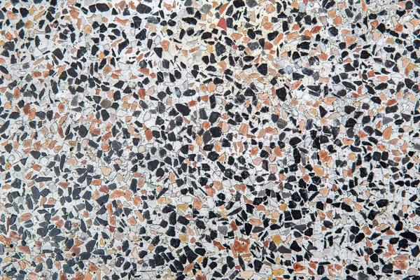 Текстура Пола Terrazzo Белая Черно Белая Текстура Terrazzo Старая Текстура — стоковое фото