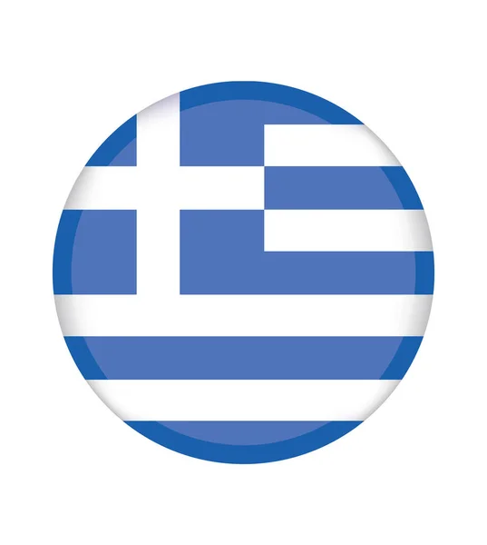 Griechische Nationalflagge Offizielle Farben Und Proportionen Korrekt Griechische Nationalflagge Vektorillustration — Stockvektor