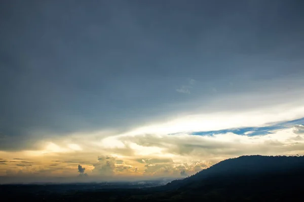 Morning mist and mountain. Morning fog in the mountain. View nature mountain sky and fog.