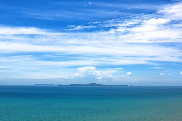 Modré Nebe Modré Moře Krásná Příroda Hor Moře Létě Dovolená — Stock fotografie
