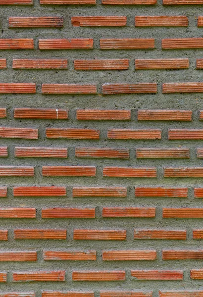 Arka plan için kırmızı tuğla duvar deseni ve desenli, dikişsiz kırmızı tuğla arka plan. Eski tuğla dokusu, Grunge tuğla duvar arkaplanı.