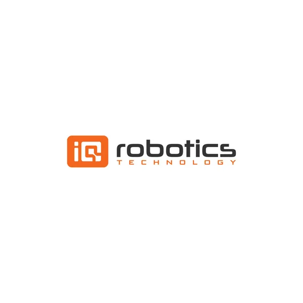 Jelek Illusztrációja Amelyeket Modern Tiszta Módon Kombinálnak Robottechnológiai Vállalatok Számára — Stock Vector