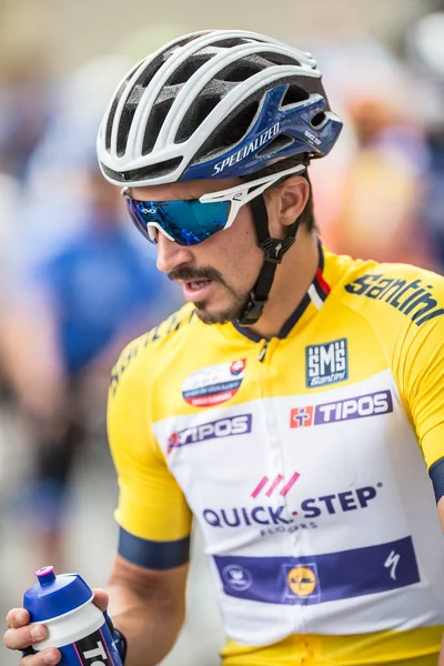 Eslovaquia Ruzomberok Septiembre 2018 Julian Alaphilippe Lidera Inicio Segunda Etapa — Foto de Stock