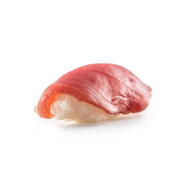 Sushi Nigiri verschiedene Arten isoliert auf weißem Hintergrund — Stockfoto