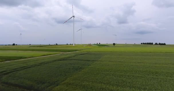 Varsóvia Polónia Vista Aérea Moinho Vento — Vídeo de Stock