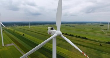 Yenilenebilir enerji alanındaki. Havadan görünümü