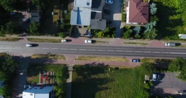 Banliyö bölgesi havai görünümü