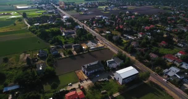 Aerial View Of Rural — Stock Video