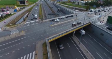 Karayolu üzerinde Rating Rush havadan görünümü