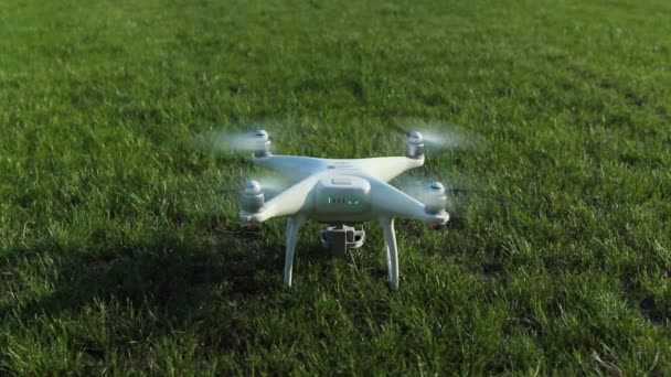 Drone Grass Motors Varsovia Polonia — Vídeo de stock