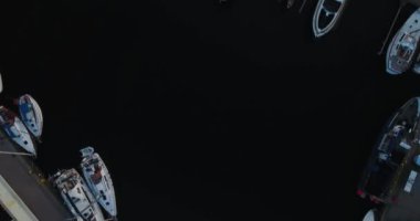 Yat Dock, havai görünümü. Hava atış: Gdynia, Polonya