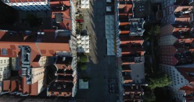 Anteni: Street Old Town evleri arasında: Gdansk, Polonya