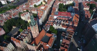 Gdansk, Polonya 'daki eski bir kasaba