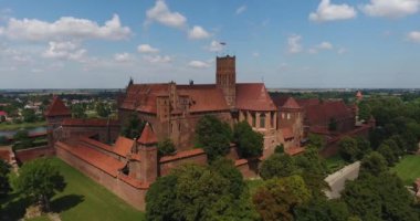 Uçan Malbork kale Castle çevresinde