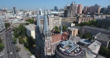 Havadan görünümü St. Nicholas Roman Catholic Katedrali: Kiev, Ukrayna