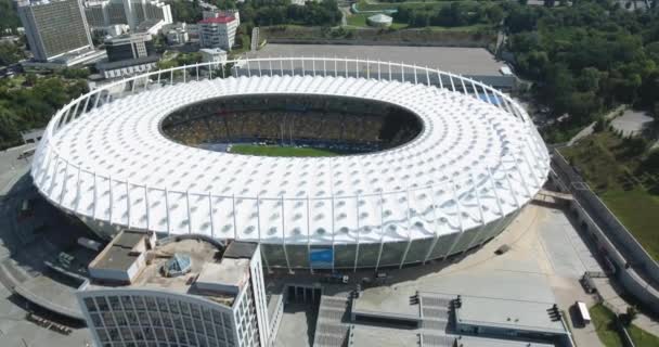 Antena Olympiyskiy Stadion 2018 Kijów Ukraina — Wideo stockowe