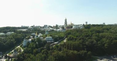 Kiev Pechersk Lavra hava görünümünü: Kiev, Ukrayna