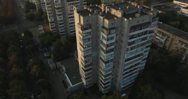 Exterior Communist Building In Cherkasy, Ukraine — Stock Video