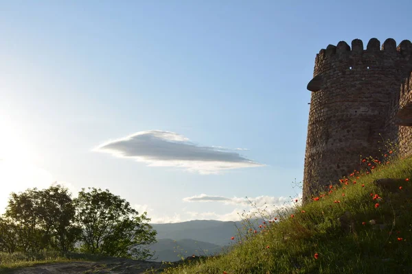 Fairytale Castle Alazani Valley — Stock Photo, Image