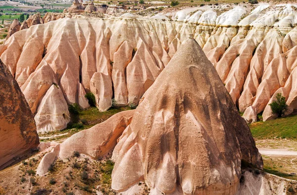 Sandstone Formations Cappadocia Turkey View Rose Valley — Stock Photo, Image