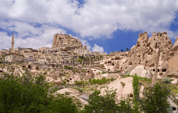 View Uchisar Uchisar Fortress Pigeon Valley Cappadocia Turkey — Stock Photo, Image