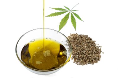 Akan kenevir yağı, marihuana yaprağı ve kenevir tohumu bir dere.