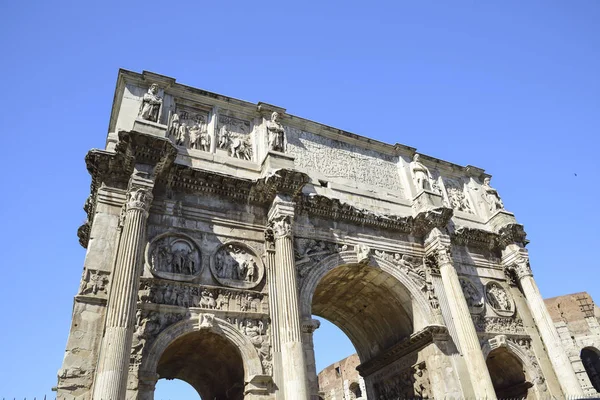 Rome Italie Arc Constantin Empereur Arc Triomphe — Photo