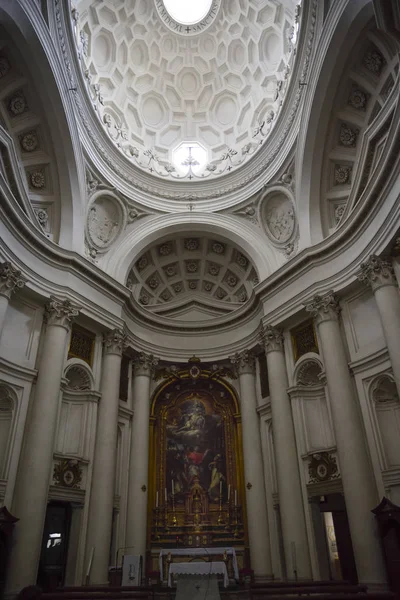 Rome Italie Église Saint Carlo Aux Quatre Fontaines Dôme Baroque — Photo