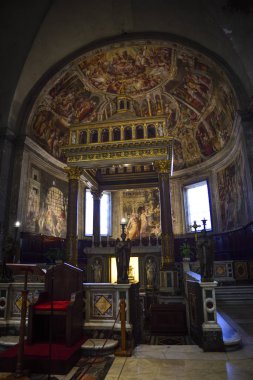 Roma, İtalya, iç Saint Peter zincirleri (San Pietro in Vincoli)